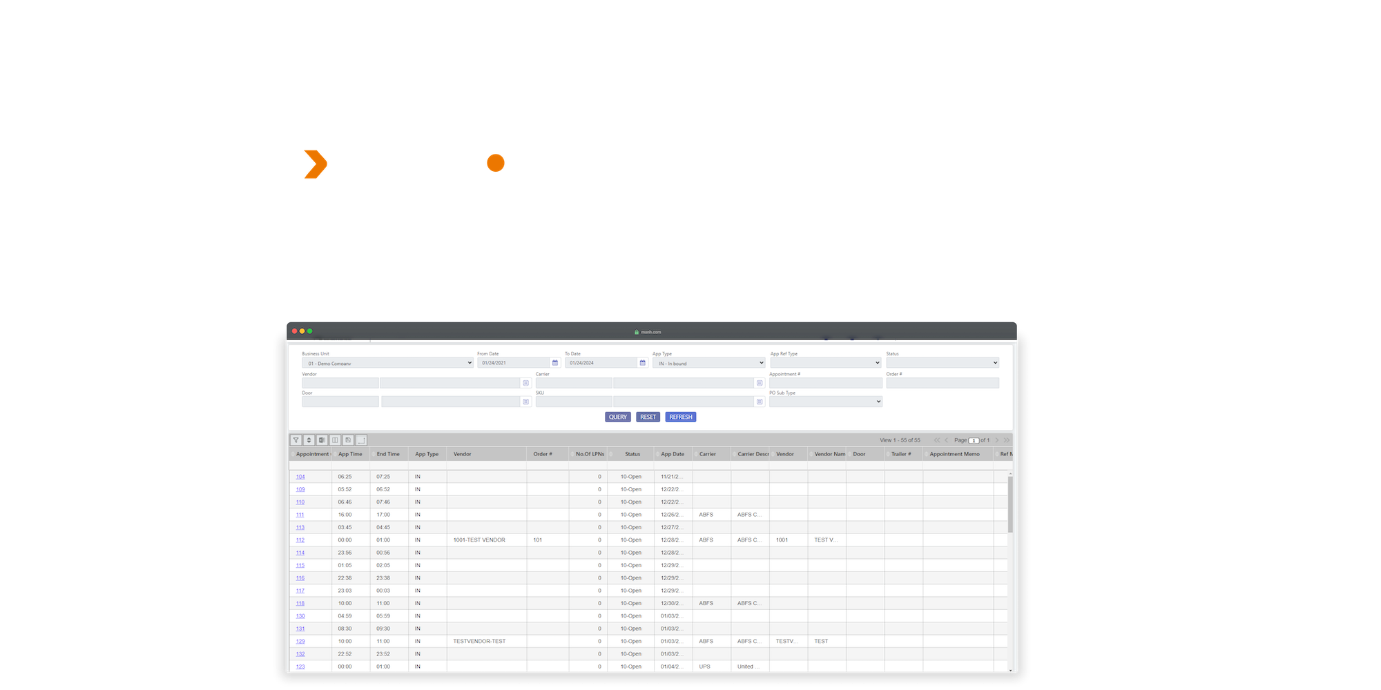 Softeon Warehouse Management System (WMS)